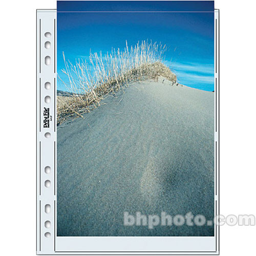 Print File A4-2P Archival Storage Page for 2 A4 Documents (9.2 x 11.9", 25-Pack)