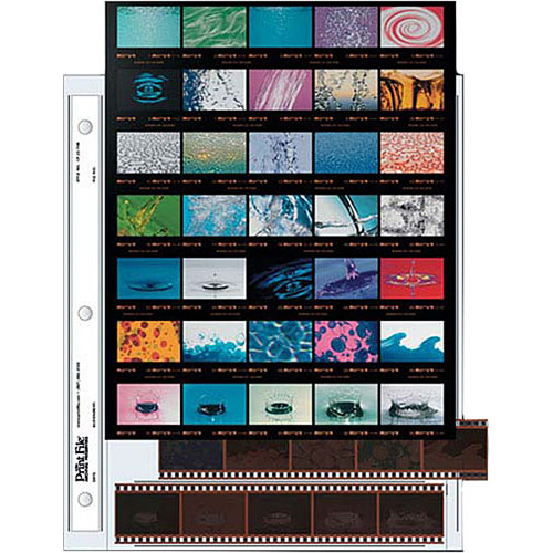Print File Archival Storage Pages for Contact Proofing Print & Negatives, 35mm (25 pack)