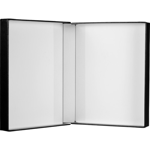 Print File Black Clamshell Archival Portfolio Box - 11.75 x 17.25 x 1-3/8"