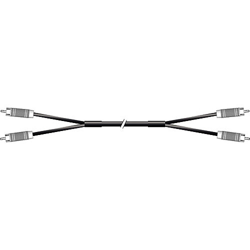 Pro Co Sound DK Dual Unbalanced RCA Keyboard Patch Cable - 10'