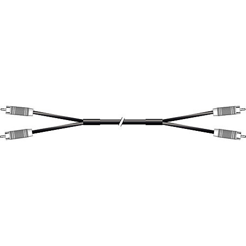 Pro Co Sound DK Dual Unbalanced RCA Keyboard Patch Cable - 3'