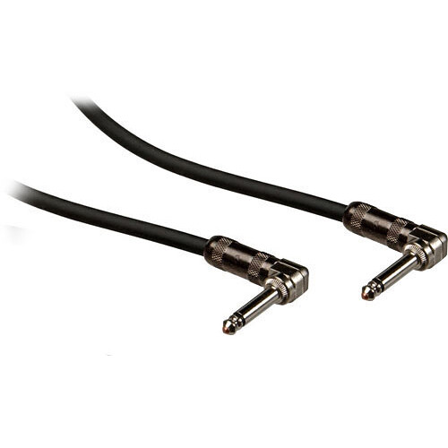 Pro Co Sound ProPatch Angled 1/4" Male to 1/4" Male Instrument Cable - 5'