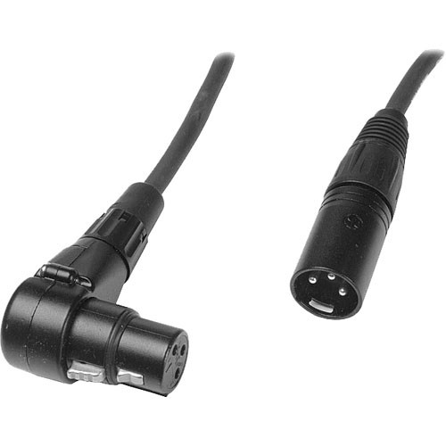 Pro Co Sound MasterMike XLR Male to XLR Angled Female Cable - 20'