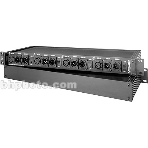 Pro Co Sound MS-42A - 4-Channel Microphone Splitter