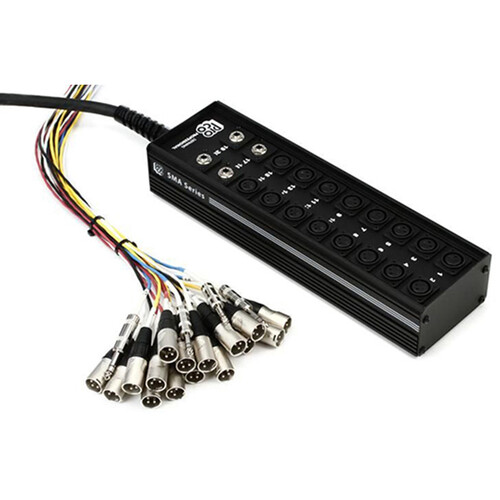 Pro Co Sound StageMaster Snake 20 Channel Stagebox to Fanout (16x Send + 4x 1/4" TRS Stereo Phone Male Return) (150')