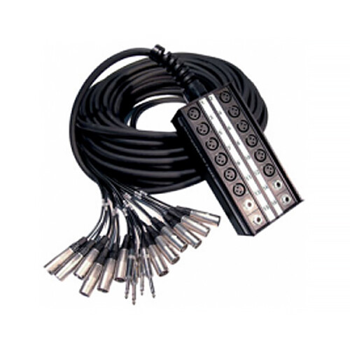 Pro Co Sound StageMaster Snake Stagebox to Fanout (16x Send + 8x XLR Male Return) (100')