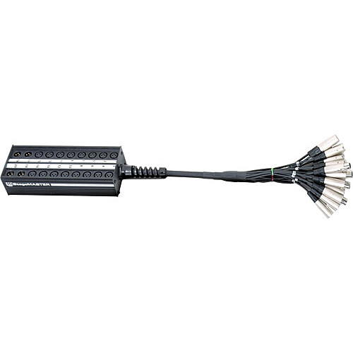 Pro Co Sound StageMaster Snake 16 Channel Stagebox to Fanout (12 x Send + 4 x 1/4" TRS Return) (50')