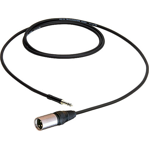 Pro Co Sound ShowSavers Tiny Tip Male to XLR Male Cable -  2'