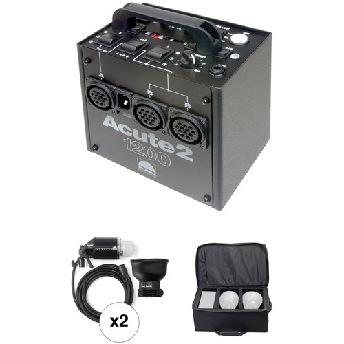 Profoto Acute 2 1200W/s 2 Head Value Pack with Case (90-260V)