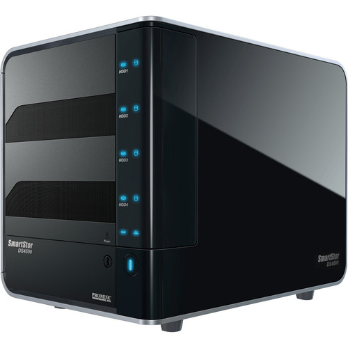 Promise Technology SmartStor NS4600P RAID 4-Bay NAS Server (Black)