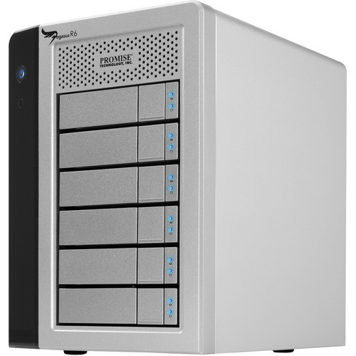 Promise Technology 6TB Pegasus R6 RAID Storage with Thunderbolt (6x 1TB)