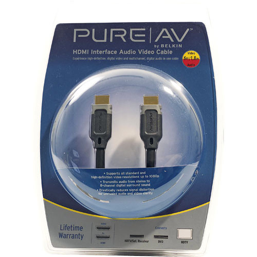Pure AV HDMI to HDMI Cable (6')
