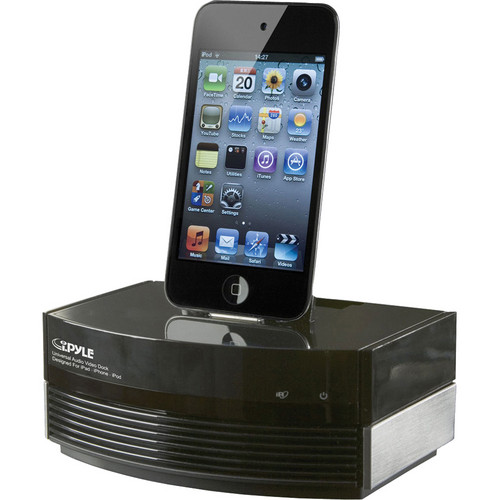 Pyle Home iPhone, iPad & iPod Audio-Video Docking Speaker Media Center
