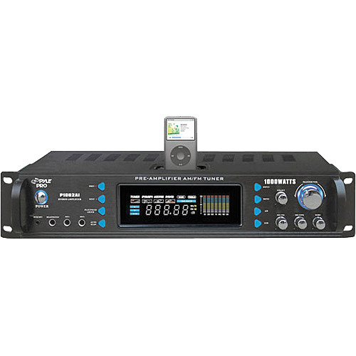Pyle Pro P1002AI AM/FM Receiver Amplifier with iPod Dock