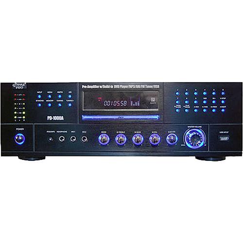 Pyle Home PD1000A  1000W AM/FM Receiver with DVD/MP3/USB Player