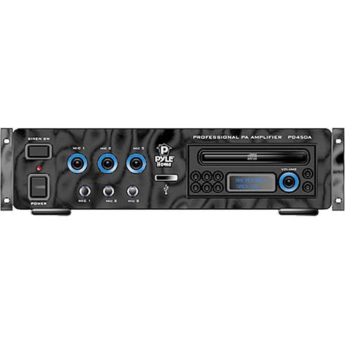 Pyle Pro PD450A  400W Multi-Voltage Amplifier with DVD/MP3/USB Player
