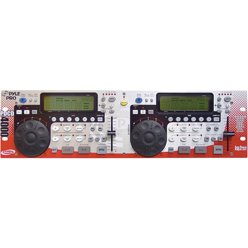 Pyle Pro PDCD4000 Professional Dual CD Player with DSP and Sampler