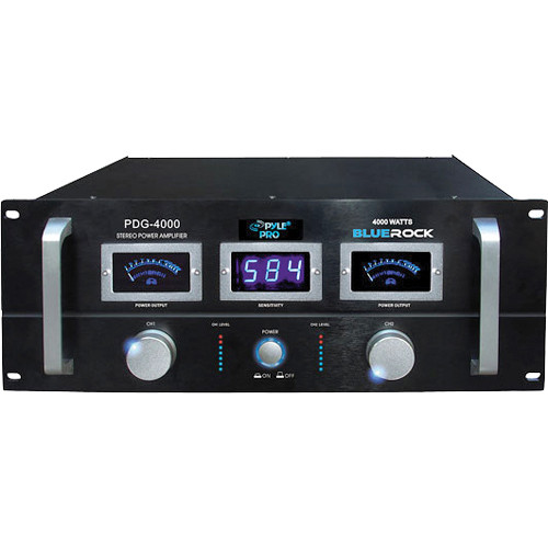 Pyle Pro PDG4000 Stereo Power Amplifier (1000W/Channel @ 8 Ohms)