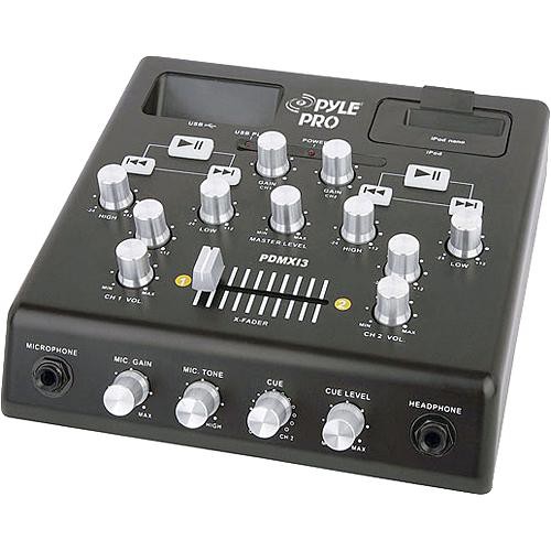 Pyle Pro PDMXi3 - 2 Channel USB / iPod DJ Mixer