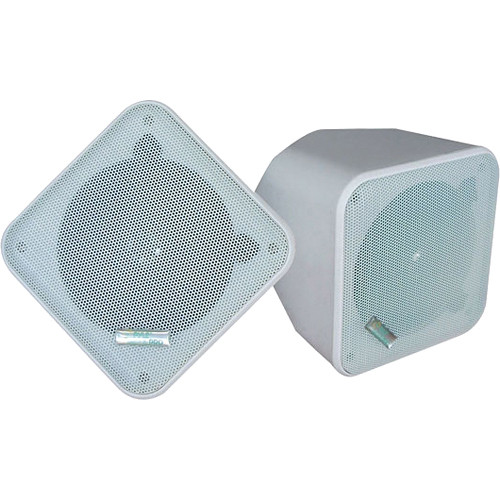 Pyle Pro PDWP5 5" Weatherproof Full-Range Speakers (White, Pair)