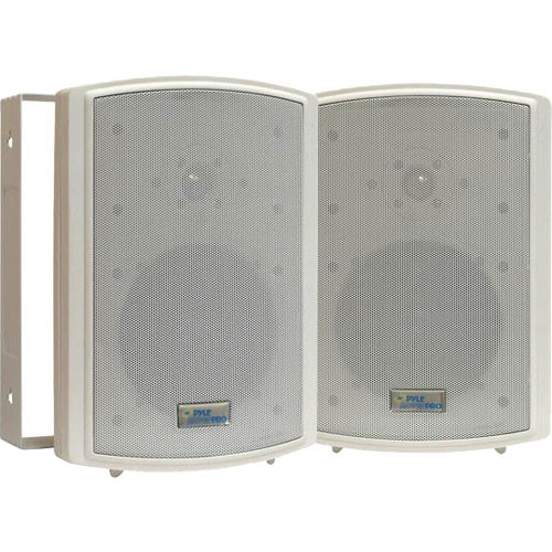 Pyle Pro PDWR6T 6.5" Indoor-Outdoor Waterproof Speakers with Transformers (Pair)