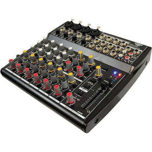 Pyle Pro PEXM1202 Professional 12-Channel Mixer with 3-Band EQ