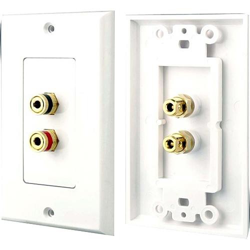 Pyle Pro PHWP1 Dual Post, Banana Plug Wall Plate