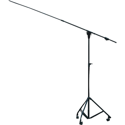 Pyle Pro Heavy Duty Height Adjustable Boom Microphone Stand with Wheels