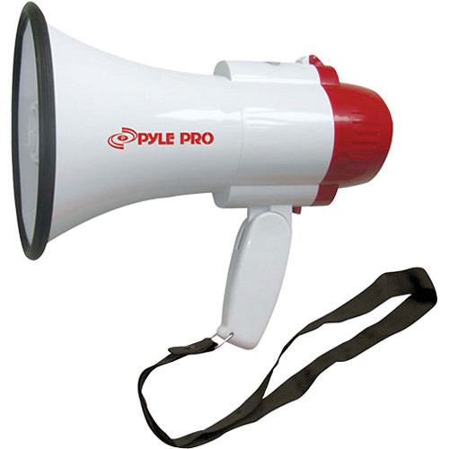 Pyle Pro PMP30 30W Megaphone with Siren (White)