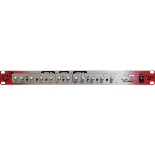 Pyle Pro PPCX3 3-Way Active Stereo Crossover
