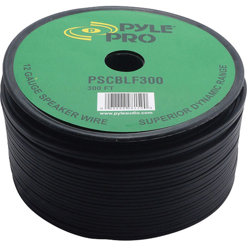 Pyle Pro PSCBLF300 12AWG Bulk Speaker Cable (300')