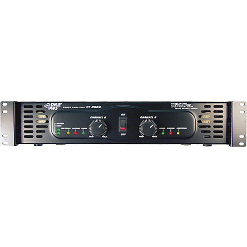 Pyle Pro PT3000 Stereo Power Amplifier (1600W/Channel @ 8 Ohms)