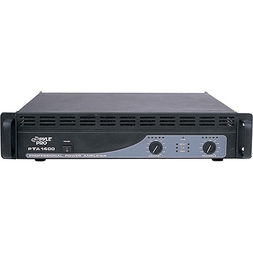 Pyle Pro PTA1400 Professional Stereo Power Amplifier (350W/Channel @ 8 Ohms)