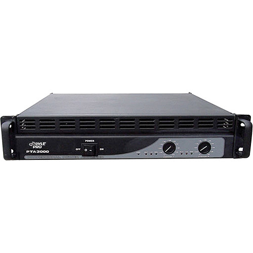 Pyle Pro PTA3000 Professional Stereo Power Amplifier (350W/Channel @ 8 Ohms)