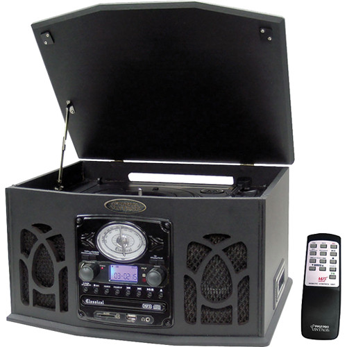 Pyle Pro VintageTurntable/AM/FM CD/CASSETTE/USB/SD