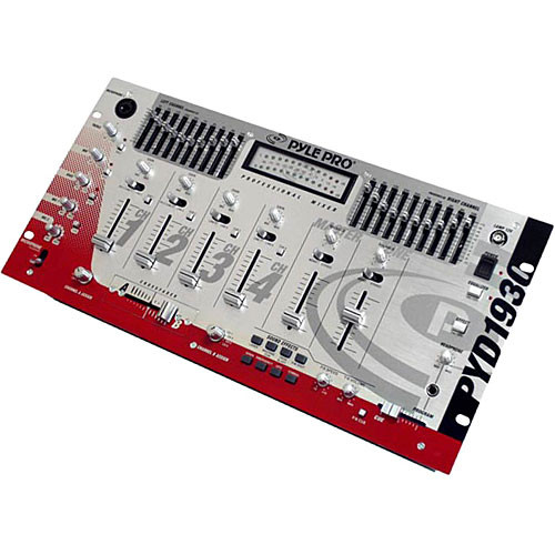 Pyle Pro PYD1930 - Four Channel DJ Mixer
