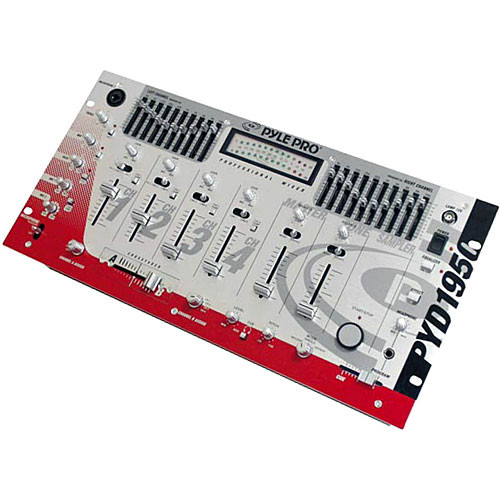 Pyle Pro PYD1950 - Four Channel DJ Mixer