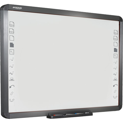 QOMO QWB200-PS-H 78" Interactive Infrared Whiteboard w/ Porcelain Steel Surface