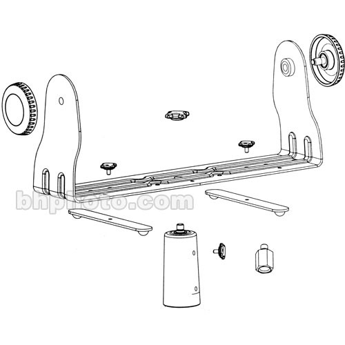 QSC I-YM8 Multi-Purpose Yoke Mount/ Floor Monitor Hardware