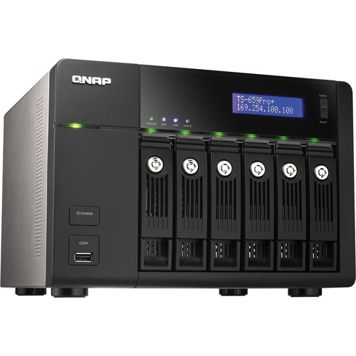 QNAP TS-659 Pro+ Turbo NAS Hard Drive Enclosure