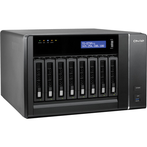 QNAP TS-879-PRO 8-Bay iSCSI + NAS Storage Solution