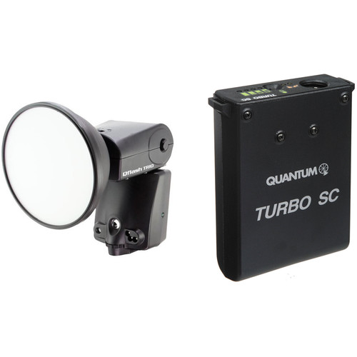 Quantum Instruments Qflash TRIO Flash Kit with Turbo SC Battery Pack for Canon Cameras