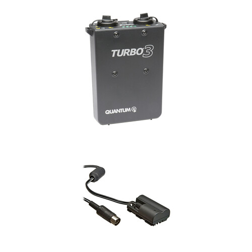 Quantum Instruments Turbo 3 Rechargeable Battery w/ CD30 Cable Kit