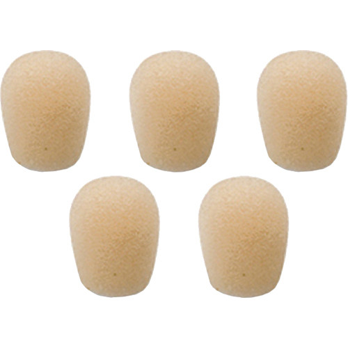 Que Audio High-Density Windscreens - Beige (5 Pack)