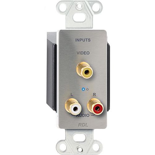 RDL DS-TPS3C  Three Pair Receiver Input (Silver)