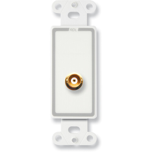 RDL D-BNC Female BNC Jack on D Plate (Solder Type)