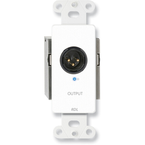 RDL D-TPR1A Active Single Pair RJ45 Receiver Module (White)