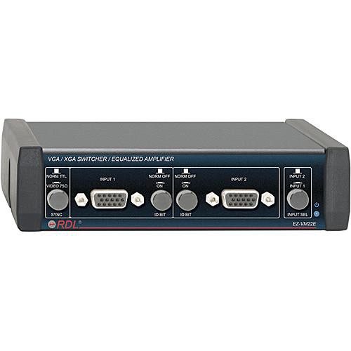 RDL EZ-VM22E VGA/XGA Switcher/Equalized Amplifier (BNC)