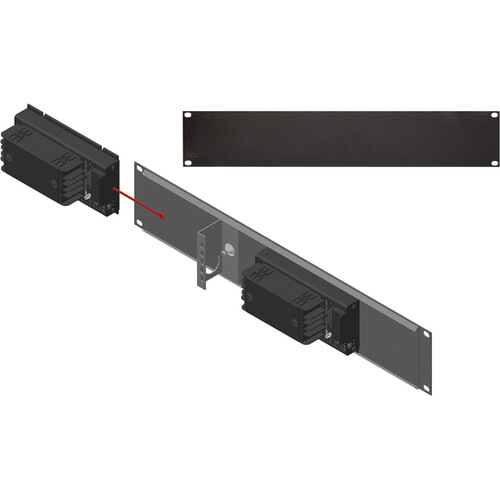 RDL FP-RRA Rack Rail Adapter for Flat-Pak Modules