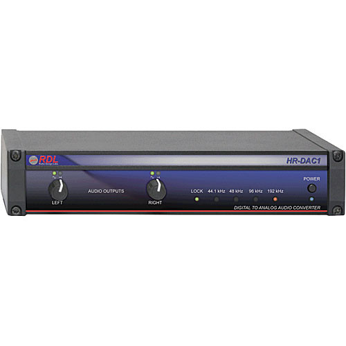 RDL HR-DAC1 - Digital to Analog Converter - 24 Bit 192 kHz